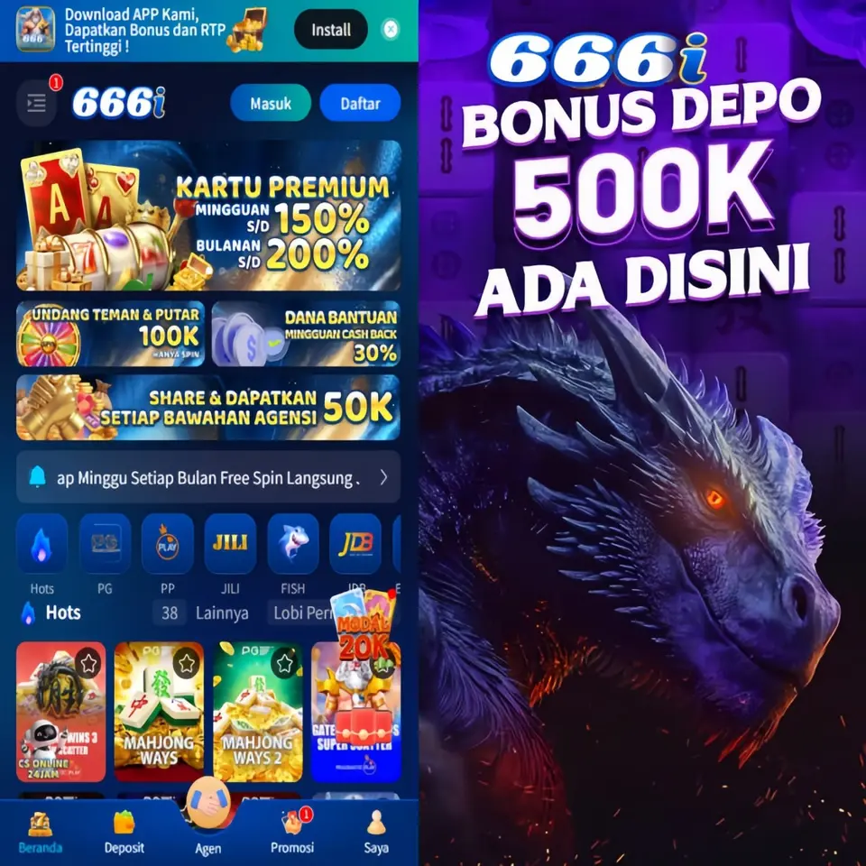 666I Masuk Resmi 2026 Aplikasi